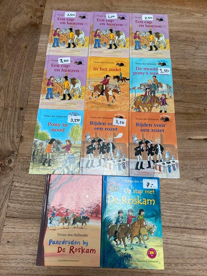 Avi leesboeken Roskam (paardrijden) Vivian den Hollander los, Boeken, Kinderboeken | Jeugd | onder 10 jaar, Zo goed als nieuw