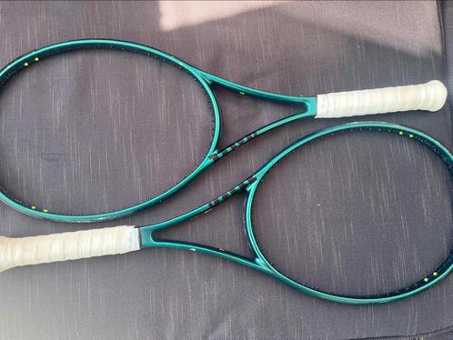 2x Wilson Blade V9 98S 295 gram gripmaat 2, Sport en Fitness, Tennis, Gebruikt, Racket, Wilson, L2, Ophalen of Verzenden
