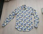 Nieuw Cavallaro Napoli overhemd grijs geel 38 tailored fit, Halswijdte 38 (S) of kleiner, Nieuw, Ophalen of Verzenden, Grijs