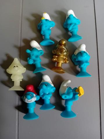 Mini smurf 9 stuks beschikbaar voor biedingen