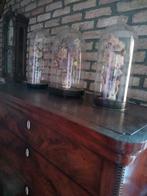 3 dlg set stolpvazen met porseleinen bloemen houders +_ 100., Antiek en Kunst, Ophalen of Verzenden