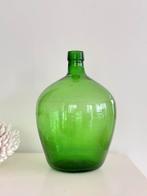 Oude Groene Glazen Gistfles / Wijnfles, Ophalen of Verzenden