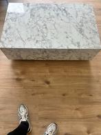 Marmer Salontafel & Bijzettafel - Westwing, Overige materialen, Zo goed als nieuw, Minder dan 50 cm, Rechthoekig