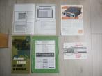 5 Philips folders voor autoradio's (eind jaren '50 en '60), Boeken, Catalogussen en Folders, Ophalen of Verzenden, Gelezen, Folder