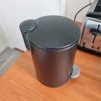 Zwarte pedaalemmer, Ophalen, Gebruikt, Met pedaal, Minder dan 10 liter