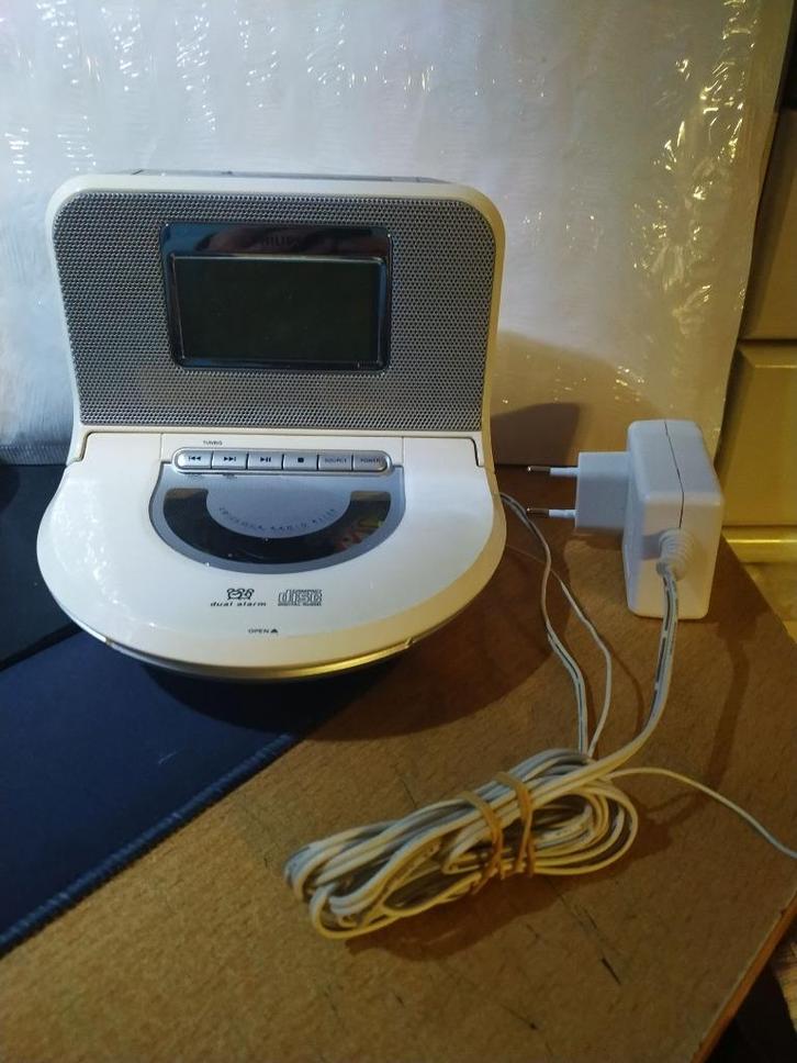 Philips AJ130/12 Digitaal klokradio met CD speler, Audio, Tv en Foto, Cd-spelers, Gebruikt, Philips, Draagbaar, Met radio, Ophalen of Verzenden