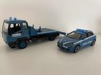 Alfa Romeo Giulietta met truck, Hobby en Vrije tijd, Modelauto's | 1:43, Ophalen of Verzenden, Zo goed als nieuw, Auto, Overige merken