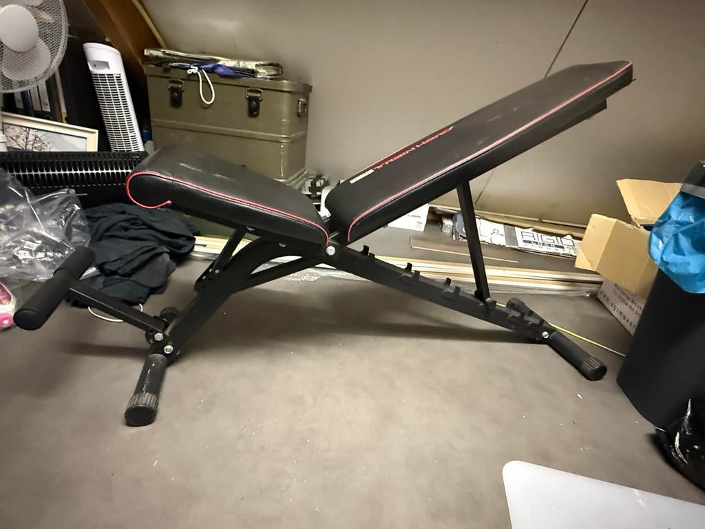 Fitnessbank verstelbaar - Rug & Zitting, Ophalen, Gebruikt, Krachtstation, Armen