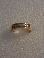 Atlanntis ring goud op zilver -- ringmaat 17, Sieraden, Tassen en Uiterlijk, Ringen, Verzenden, 17 tot 18, Zilver, Dame
