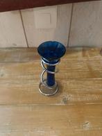 Leuk korenblauw vaasje, Blauw, Nieuw, Ophalen of Verzenden, Glas