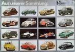 Bijzondere poster van VOLKSWAGEN museum WOLFSBURG., Deurposter of groter, Rechthoekig Liggend, Ophalen of Verzenden, Zo goed als nieuw
