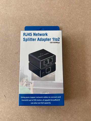 RJ45 Netwerk Splitter Adapter 1 naar 2 beschikbaar voor biedingen