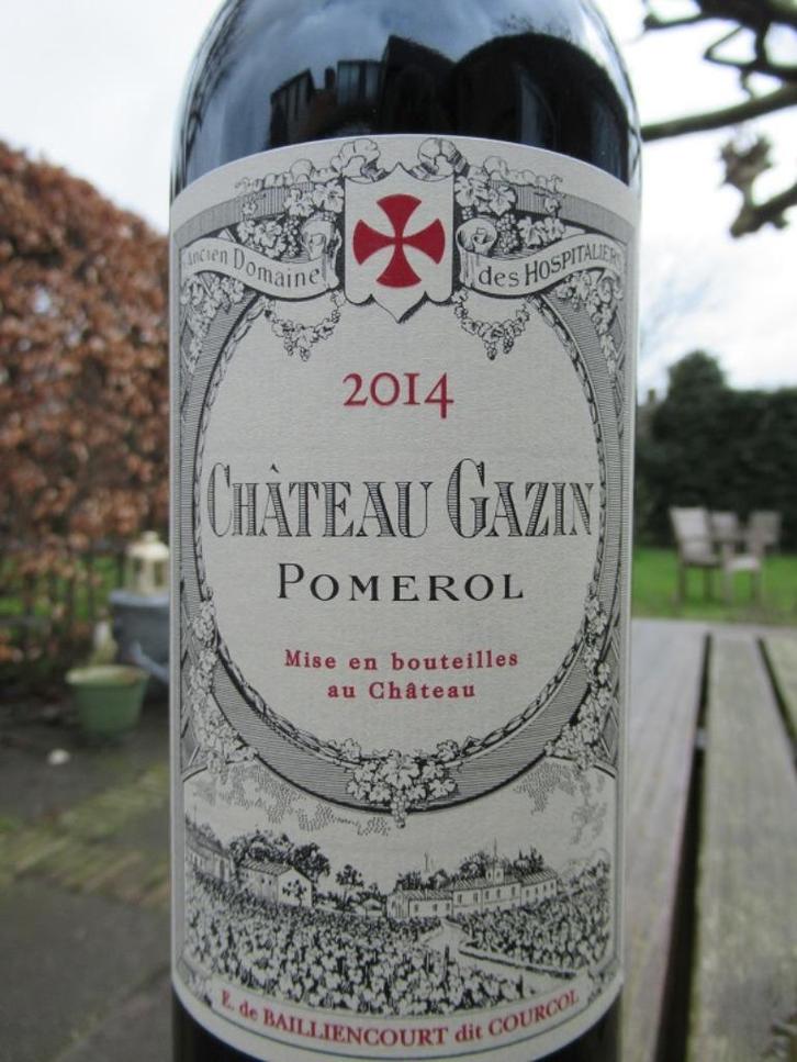 Chateau Gazin 2014 Pomerol 94 Parker, Verzamelen, Wijnen, Nieuw, Rode wijn, Frankrijk, Vol, Ophalen of Verzenden