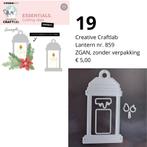 Creative Craftlab Snijmal Lantern 859, Nieuw!, Ophalen of Verzenden, Nieuw, Overige thema's, Pons of Mal