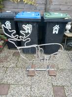 Rendier met slee verlicht, Diversen, Kerst, Ophalen, Gebruikt