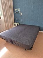 Nyhamn slaapbank Ikea antraciet kleurige bekleding, Huis en Inrichting, Slaapkamer | Slaapbanken, Ophalen, Zo goed als nieuw, Tweepersoons