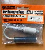 6.3 contra naar din. 15cm hirschmann nieuw, Ophalen of Verzenden, Nieuw, Minder dan 2 meter, Overige kabels