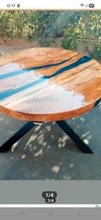 Epoxy rivier tafel dubbele river, Vijf personen of meer, Rechthoekig, Nieuw, 200 cm of meer