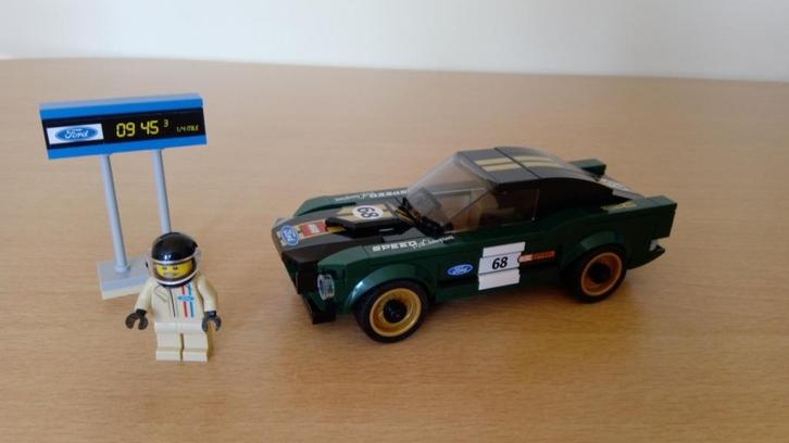 Lego 75884 1968 Ford Mustang Fastback, Kinderen en Baby's, Speelgoed | Duplo en Lego, Zo goed als nieuw, Lego, Complete set, Ophalen of Verzenden