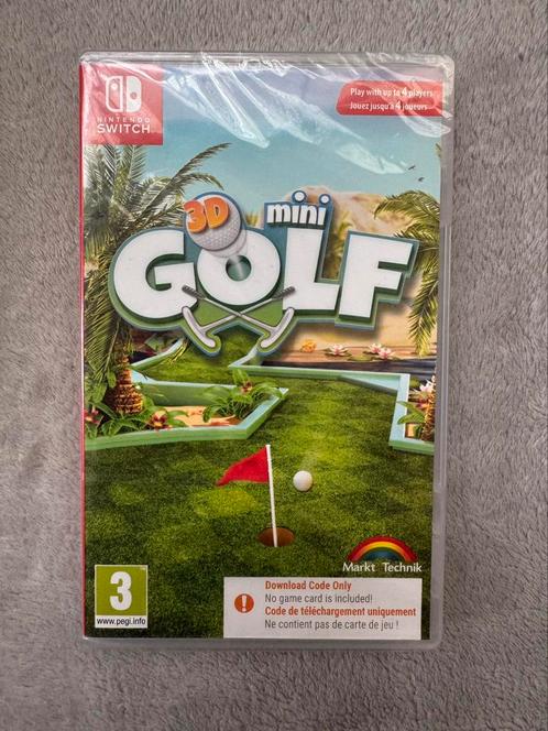 3D mini golf ~ Switch spel ~ NIEUW, Spelcomputers en Games, Games | Nintendo Switch, Nieuw, Ophalen of Verzenden