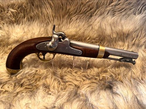 Amerikaans 1842 H. Aston percussie pistool geweer revolver, Verzamelen, Militaria | Algemeen, Marine, Kunstobject, Amerika, Ophalen of Verzenden