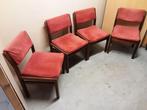 PASTOE stoelen ,set van 4 stuks. Model "Biezenmortel", Ophalen, Hout, Gebruikt, .