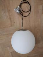 Prachtige nieuwe plafondlamp, mat glas, bol 40 cm., Minder dan 50 cm, Nieuw, Glas, Ophalen