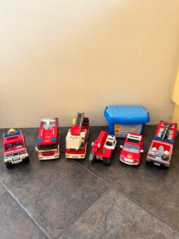 Playmobil brandweer voertuigen met accessoires  beschikbaar voor biedingen