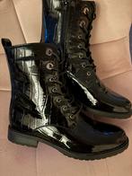 Nieuwe zwarte laklaarsjes - maat 40, Ophalen of Verzenden, Nieuw, Zwart, Lage of Enkellaarzen