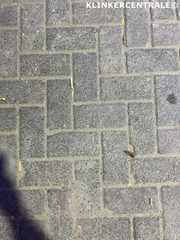 ROOIKORTING 1.100m2 donkergrijs antraciet betonklinkers stra beschikbaar voor biedingen