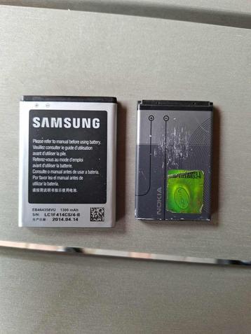 Nokia 2310 accu & Nokia 2310 lader, samsung Galaxy s2 accu beschikbaar voor biedingen
