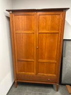Jugendstil Paneel Kast Bruin Hout, Huis en Inrichting, Ophalen, Gebruikt, 100 tot 150 cm, Met lade(s)