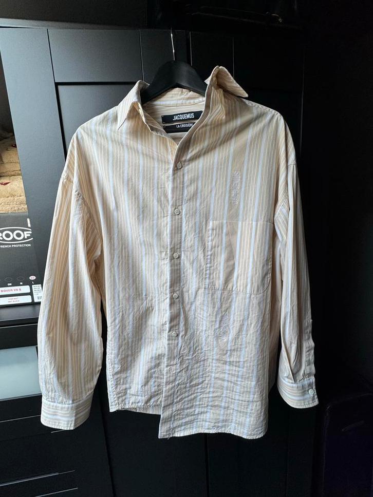 Jacquemus blouse maat 36/38 - Vinted gecontroleerd!, Kleding | Dames, Blouses en Tunieken, Nieuw, Beige, Ophalen of Verzenden