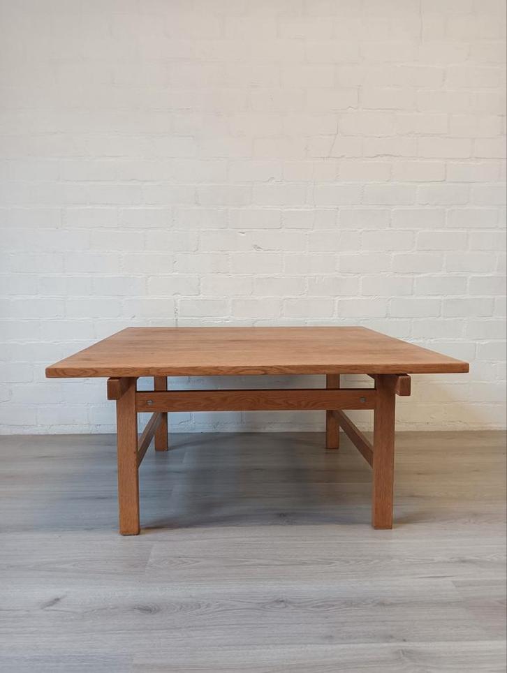 Houten Salontafel xl, Hans Wegner voor Andreas Tuck, deens, Huis en Inrichting, Tafels | Salontafels, Gebruikt, Minder dan 50 cm