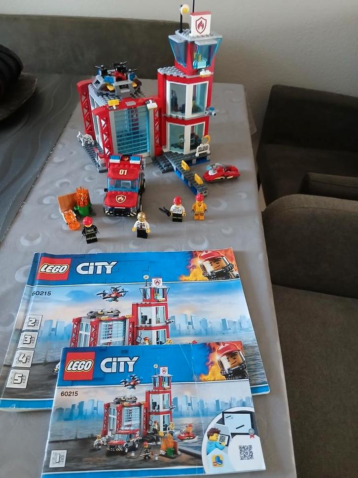 Lego brandweerkazerne, Kinderen en Baby's, Speelgoed | Duplo en Lego, Gebruikt, Ophalen of Verzenden