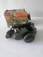 Vintage action man motorfiets met zijspan, Ophalen of Verzenden, Gebruikt