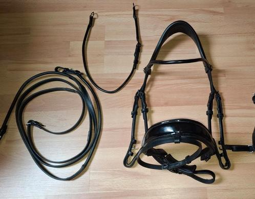 PS of Sweden GP trens hoofdstel lak neusriem, Dieren en Toebehoren, Paarden en Pony's | Hoofdstellen en Tuigage, Gebruikt, Dressuur