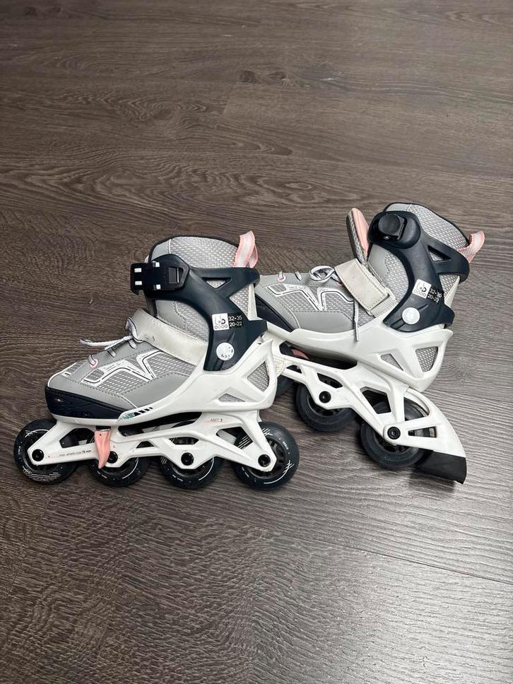 Verstelbare skeelers maat 32-35, Sport en Fitness, Skeelers, Gebruikt, Inline skates 4 wielen, Overige merken, Kinderen, Verstelbaar