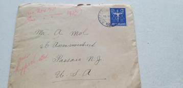 Oude enveloppe uit 1933 een Ned postzegel van 12.5 cent.  . beschikbaar voor biedingen