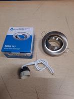 inbouwspot rond kantelbaar 50mm 230V ns, Metaal of Aluminium, Ophalen of Verzenden, Plafondspot of Wandspot, Led