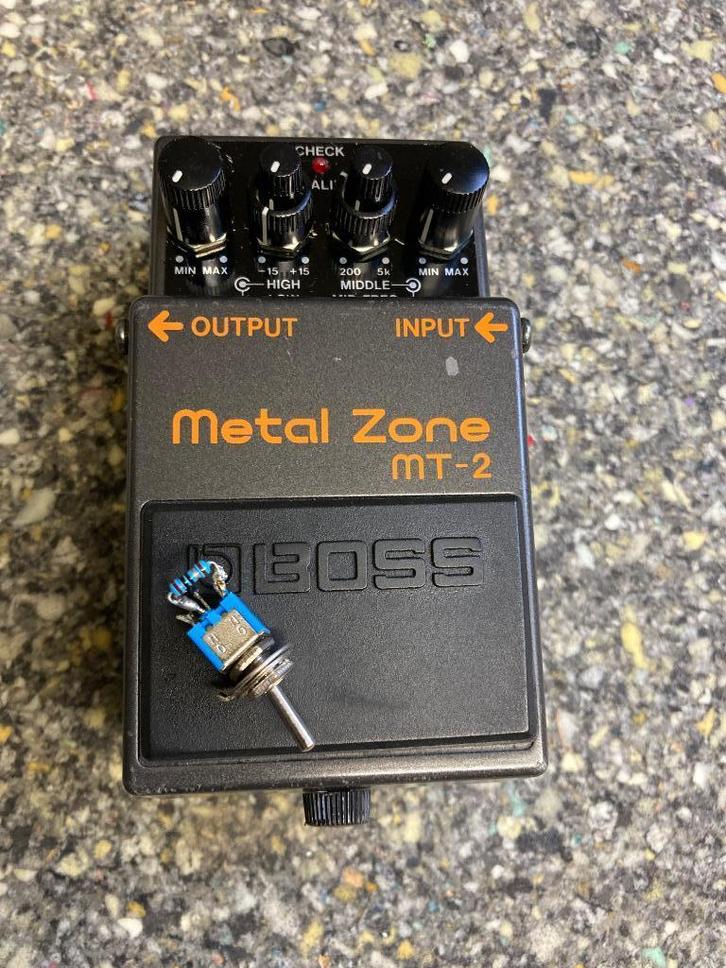 Boss MT-2 mod, Muziek en Instrumenten, Effecten, Gebruikt, Distortion, Overdrive of Fuzz, Verzenden