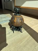 Decoratieve Sier Schaal met Olifanten, Ophalen of Verzenden