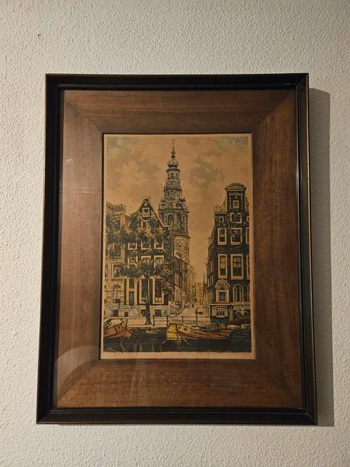 Zeefdruk in kleur - Cornelis Brandenburg (1884-1954), Antiek en Kunst, Kunst | Etsen en Gravures, Ophalen