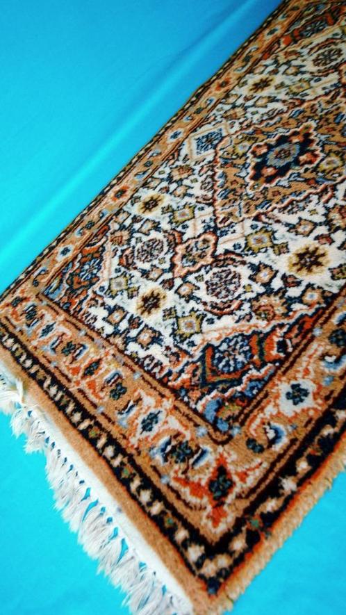 Persian Rug | 100% Wool | 90x60 cm | Traditional | Orange, Huis en Inrichting, Stoffering | Tapijten en Kleden, Gebruikt, 50 tot 100 cm