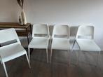 Teodores stoelen 4 stuks, Huis en Inrichting, Stoelen, Ophalen, Wit, Zo goed als nieuw, Vier