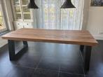 Robuust massief eiken eettafel, Huis en Inrichting, Tafels | Eettafels, Ophalen, Eikenhout, 50 tot 100 cm, Zo goed als nieuw