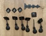 Oud romantisch hang en sluitwerk handvaten grepen, Antiek en Kunst, Ophalen of Verzenden