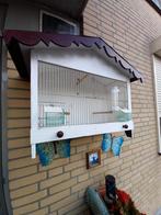 Mooi vogels kooi, Dieren en Toebehoren, Ophalen of Verzenden, Zo goed als nieuw, Hout, Vogelkooi