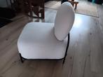 Design fauteuil creme/zwart, Huis en Inrichting, Banken | Sofa's en Chaises Longues, Ophalen, Eenpersoons, Design, 75 tot 100 cm
