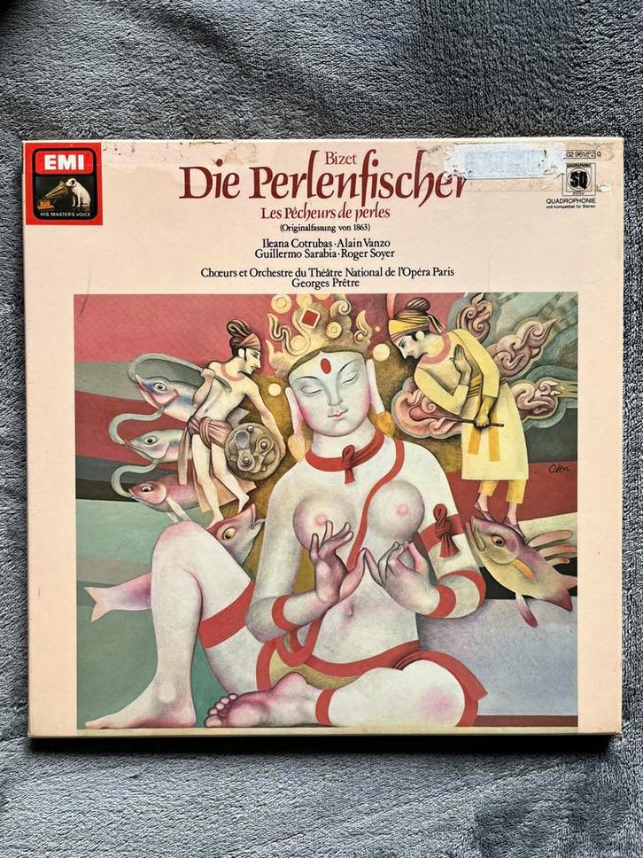 Berlioz - Les Pecheurs des Perles, Cd's en Dvd's, Vinyl | Klassiek, Zo goed als nieuw, Romantiek, Opera of Operette, 12 inch, Ophalen of Verzenden